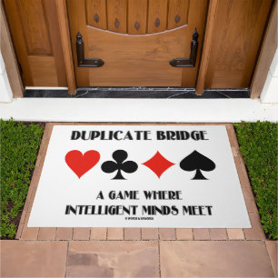 Duplicate Bridge A Game Where Intelligent Minds Doormat