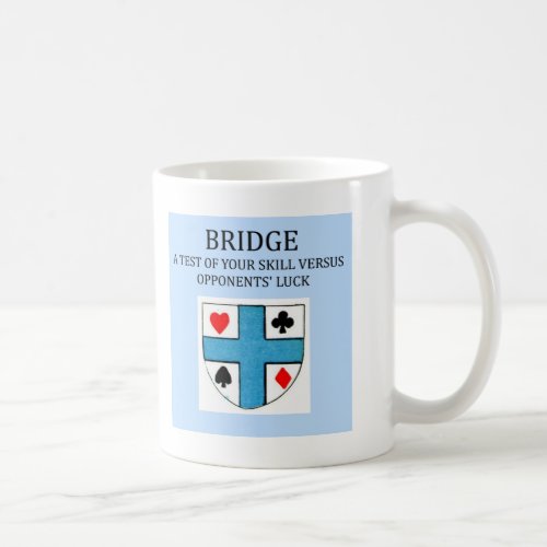 duplicate bridge game player coffee mug