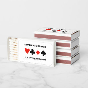 Duplicate Bridge Is A Cathartic Game Card Suits Matchboxes