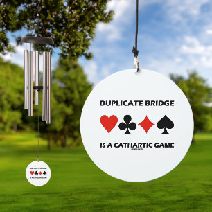 Duplicate Bridge Is A Cathartic Game Card Suits Wind Chime