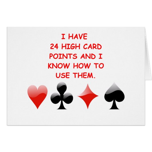 duplicate bridge joke cards (Front Horizontal)