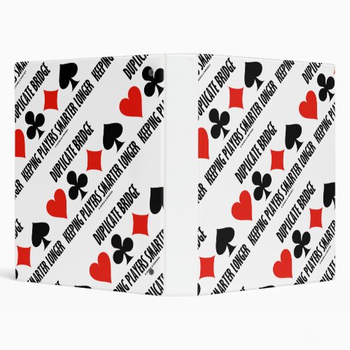 Duplicate Bridge Keeping Players Smarter Longer Binder