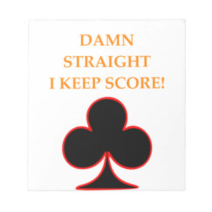 duplicate bridge notepad