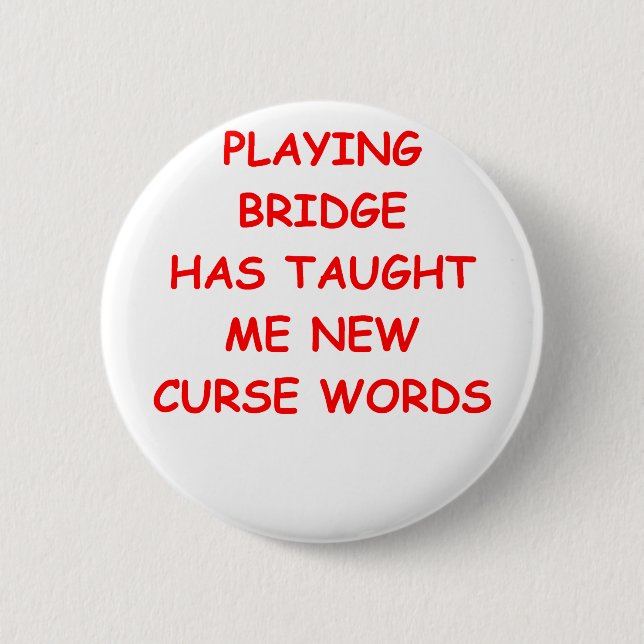 duplicate bridge pinback button (Front)