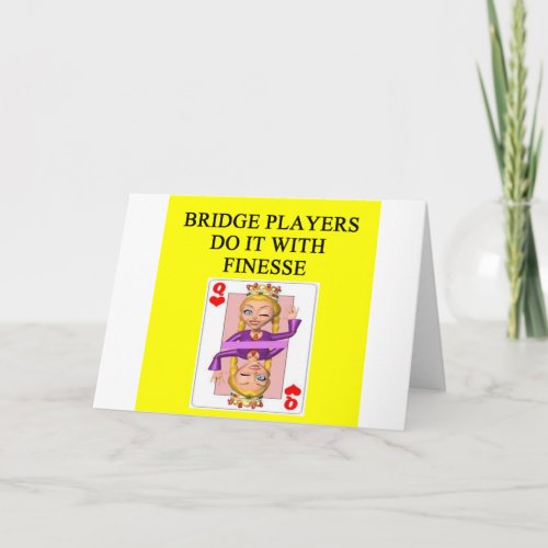 duplicate bridge player card