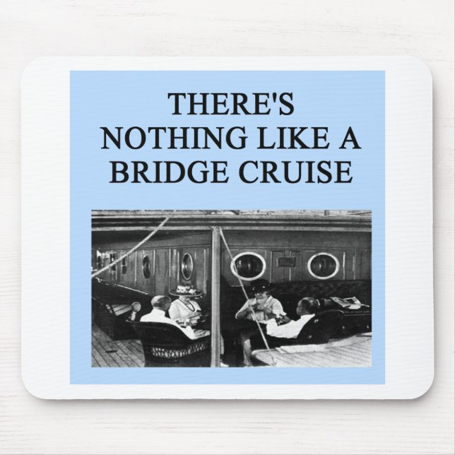 duplicate bridge player design mouse pad (Front)