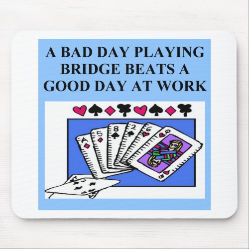 duplicate bridge player design mouse pad