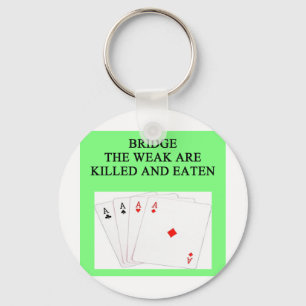 duplicate bridge player keychain