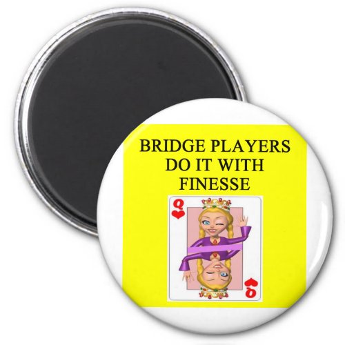 duplicate bridge player magnet