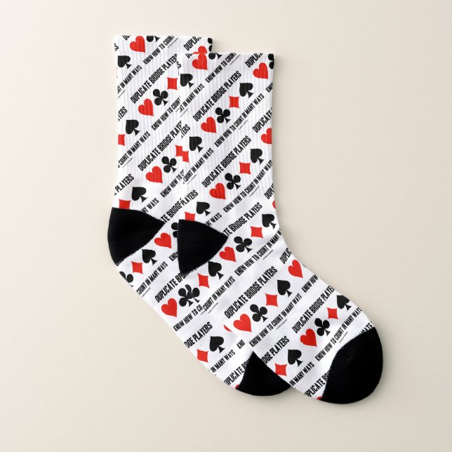 Duplicate Bridge Players Know How To Count Socks (Pair)