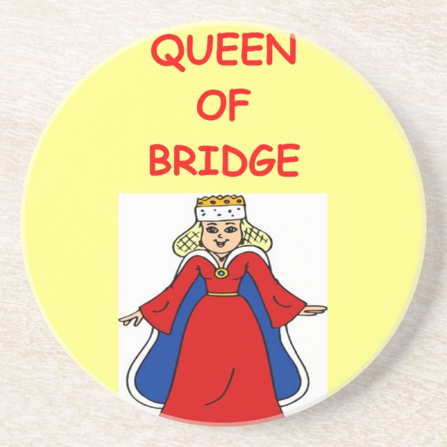 duplicate bridge sandstone coaster (Front)