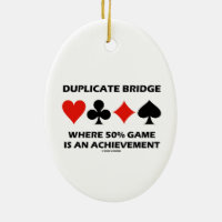 Duplicate Bridge Where 50% Game Is An Achievement