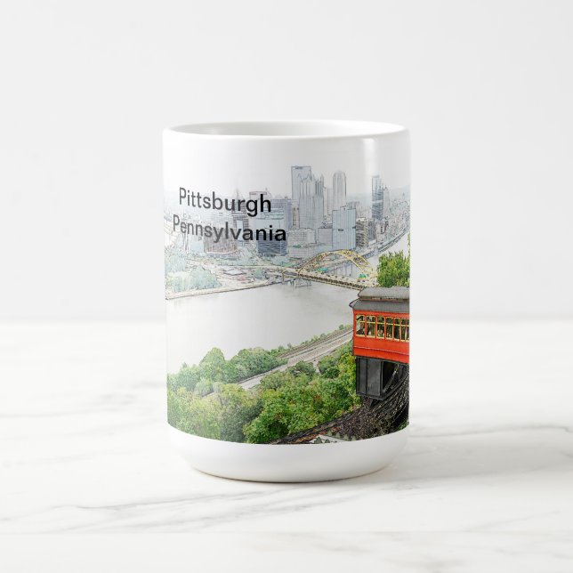 Duquesne Incline in Pittsburgh Pennsylvania Coffee Mug (Center)