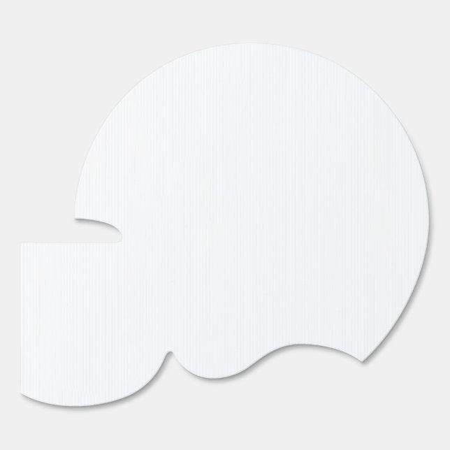 Durable 24x20 Helmet Sign for Game Day Decor (Front)