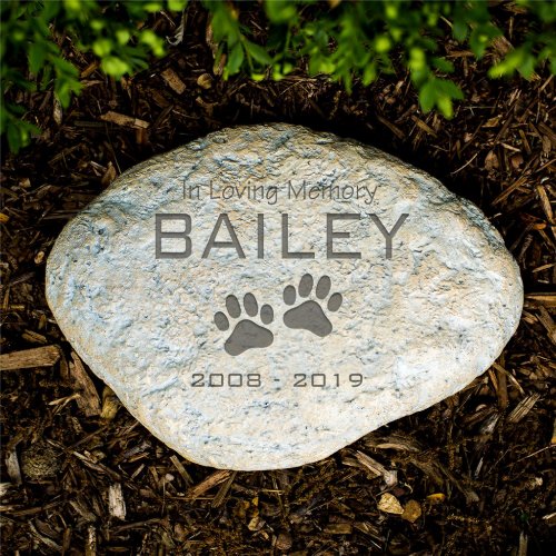 Durable And Unique Pet Memorial Garden Stone
