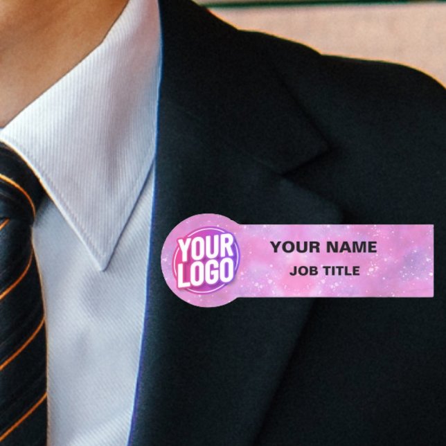 Durable Custom Logo Name Tags with Safety Pin (Creator Uploaded)