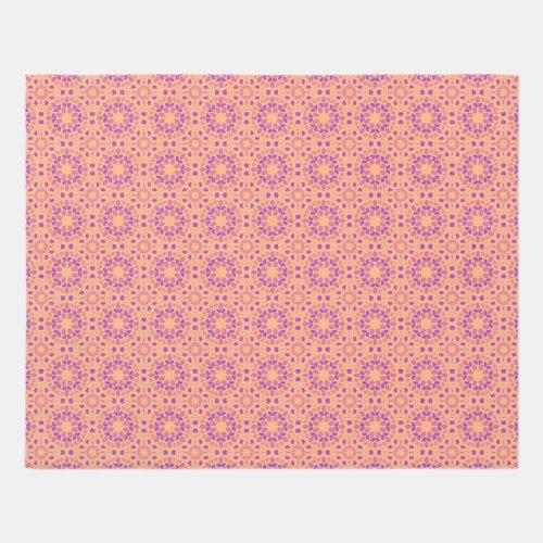 Durable Delight light red and purple patterned  Outdoor Rug