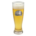 Durable Engraved Pewter Medallion Pilsner Glass at Zazzle