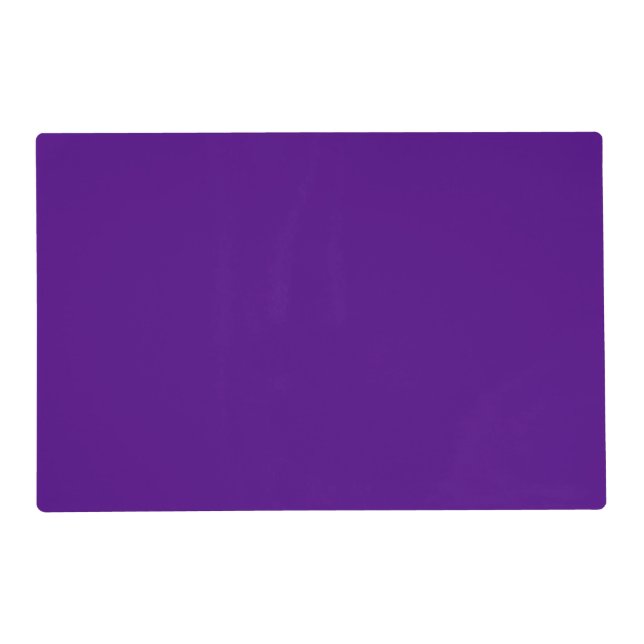 Durable Laminated Purple Placemat (Front)