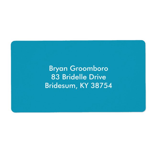 Durable Monochrome Label (Front)