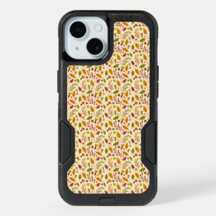 Durable Otterbox Case with Mushroom Leaf Pattern