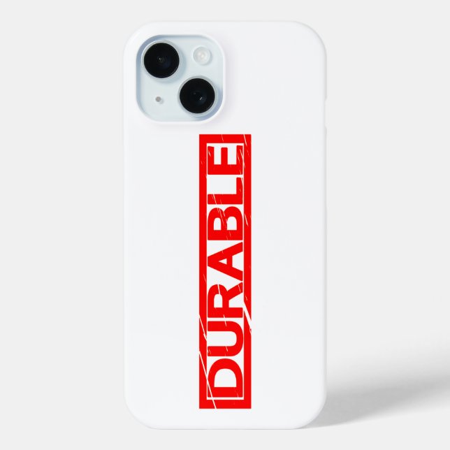 Durable Stamp Case-Mate iPhone Case (Back)