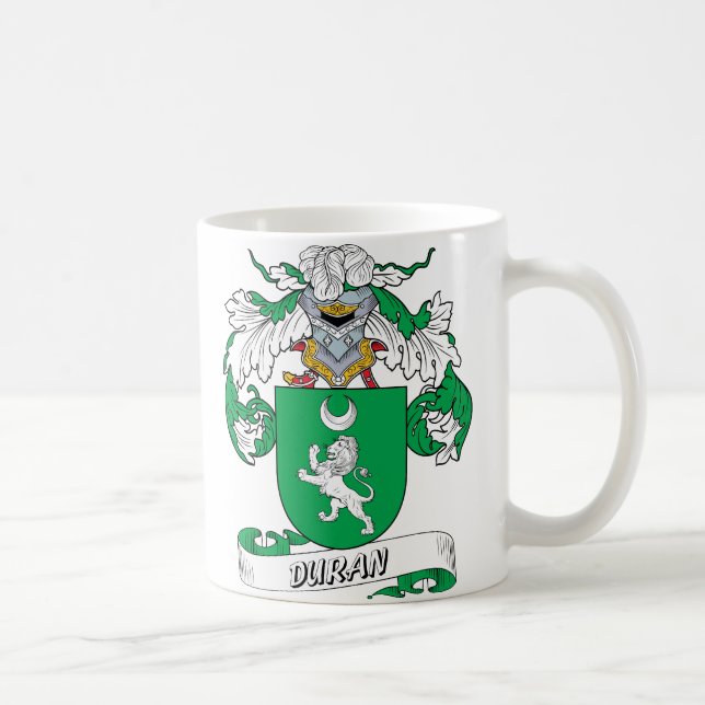 Duran Family Crest Coffee Mug (Right)