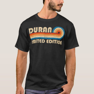 DURAN Surname Retro Vintage 80s 90s Birthday Reuni T-Shirt
