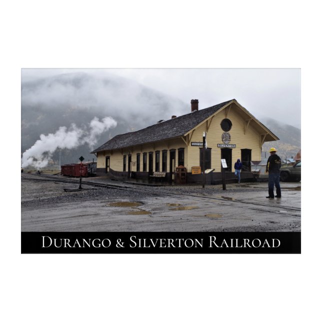 Durango and Silverton Narrow Gauge Railroad Acrylic Print (Front)