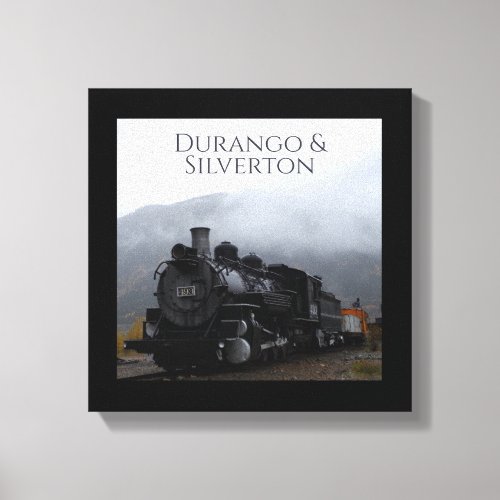 Durango and Silverton Narrow Gauge Train Canvas Print