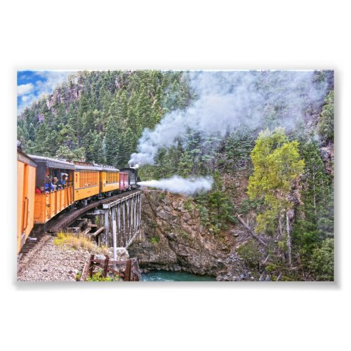 Durango And Silverton Railroad Locomotive Blowdown Photo Print