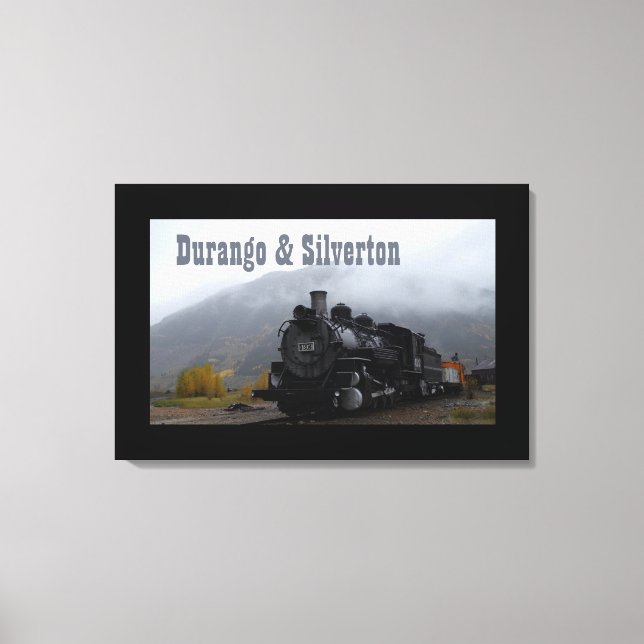 Durango and Silverton Train Canvas Print (Front)