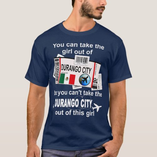 Durango City Boarding Pass  Victoria de Durango Gi T_Shirt