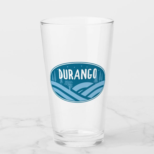 Durango Colorado Outdoors Glass (Front)