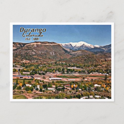 DURANGO COLORADO POSTCARD