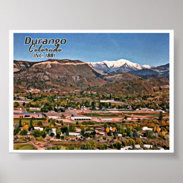 DURANGO COLORADO POSTER (Front)