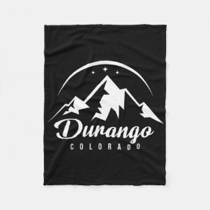 Durango Colorado Ski Resort Skiing Snowboarding  Fleece Blanket