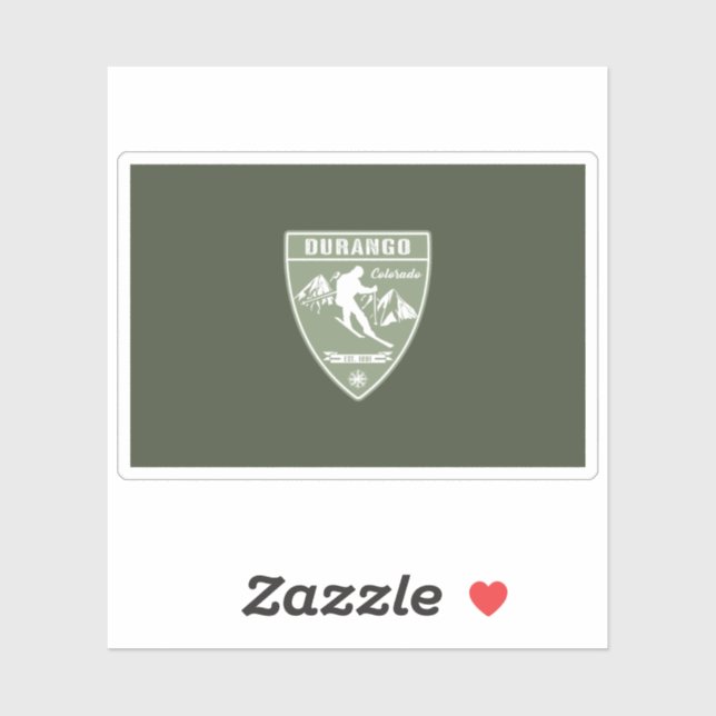 Durango Colorado Sticker (Sheet)