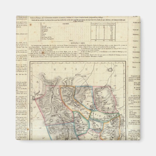 Durango, Mexico Magnet (Front)