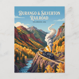 Durango & Silverton Narrow Gauge Railroad (Colorad Postcard