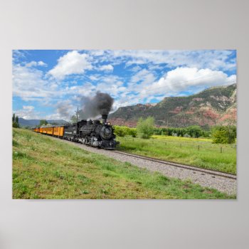 Durango & Silverton Narrow Gauge Railroad Train Poster by catherinesherman at Zazzle