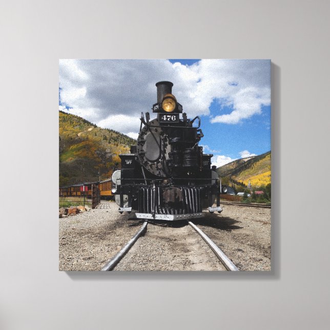 Durango & Silverton Narrow Gauge Train Canvas Print (Front)