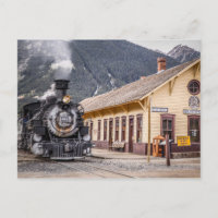 Durango Silverton Train at the Silverton Depot