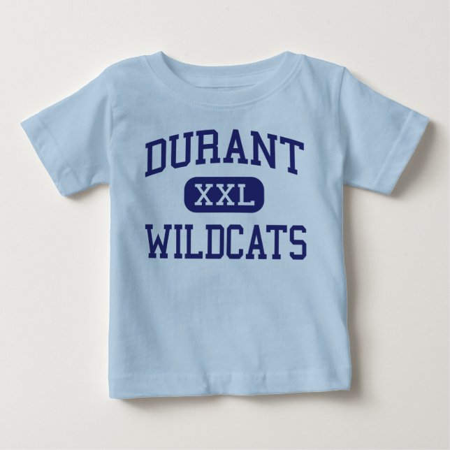 Durant - Wildcats - High School - Durant Iowa Baby T-Shirt (Front)
