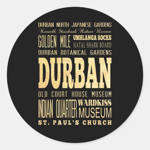 Durban Stickers 100 Satisfaction Guaranteed Zazzle