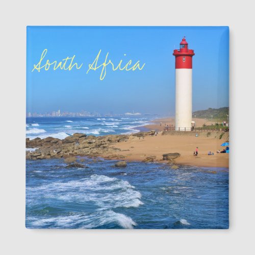 Durban Lighthouse Ocean South Africa Magnet