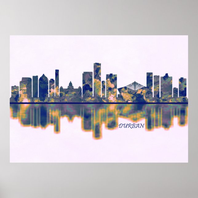 Durban Skyline Poster (Front)