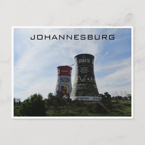 durban soweto towers postcard
