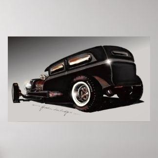 Durbie Rat Rod Poster