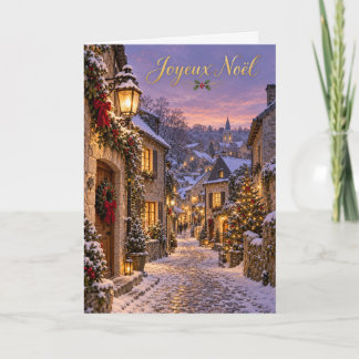 Durbuy Ruelle Enneigée Joyeux Noël Holiday Card